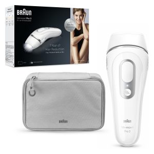 Braun Smart IPL, Silkexpert Pro 3: At Home Alternative to Laser Hair Removal for Women and Men, At-Home Hair Removal System, IPL3020