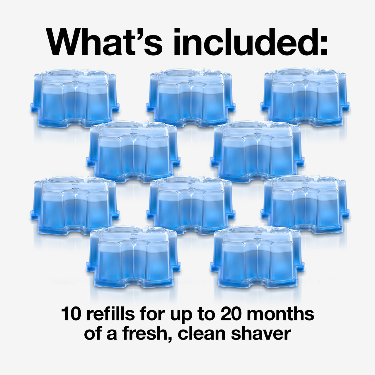Braun Clean & Renew Refill Cartridges, 10 Pack - Image 2
