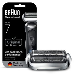 Braun Electric Shaver Head Replacement Part 74s Silver, Compatible with Series 7 Electric Razors for Men
