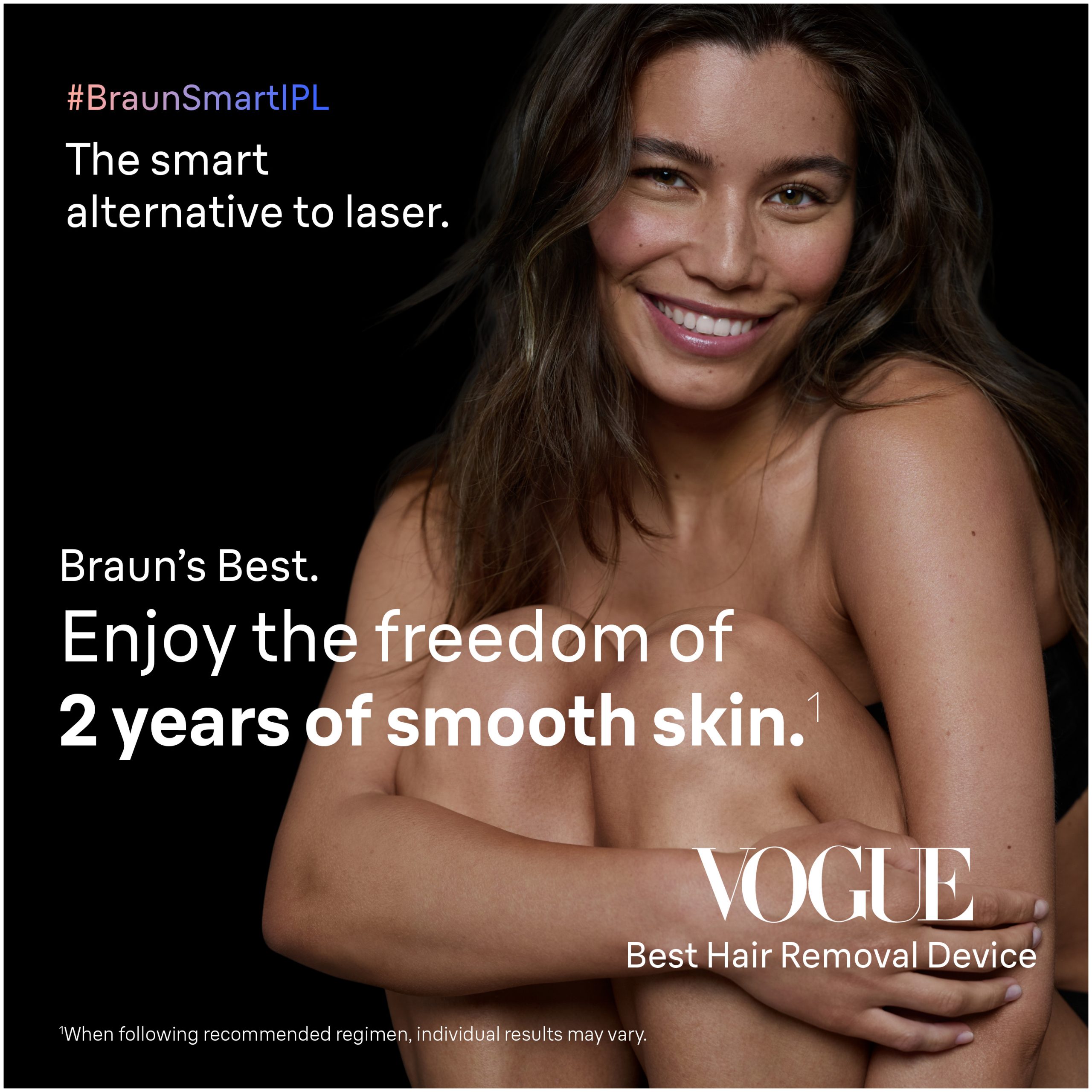 Braun Skin iexpert Smart IPL: At Home Alternative to Laser Hair Removal with 3 Caps and Leather Pouch, PL7243 - Image 2
